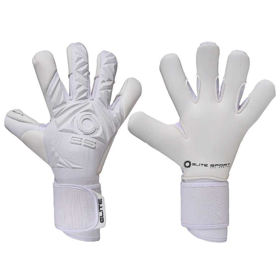 Elite Sport Revolution II White Goalkeeper Gloves